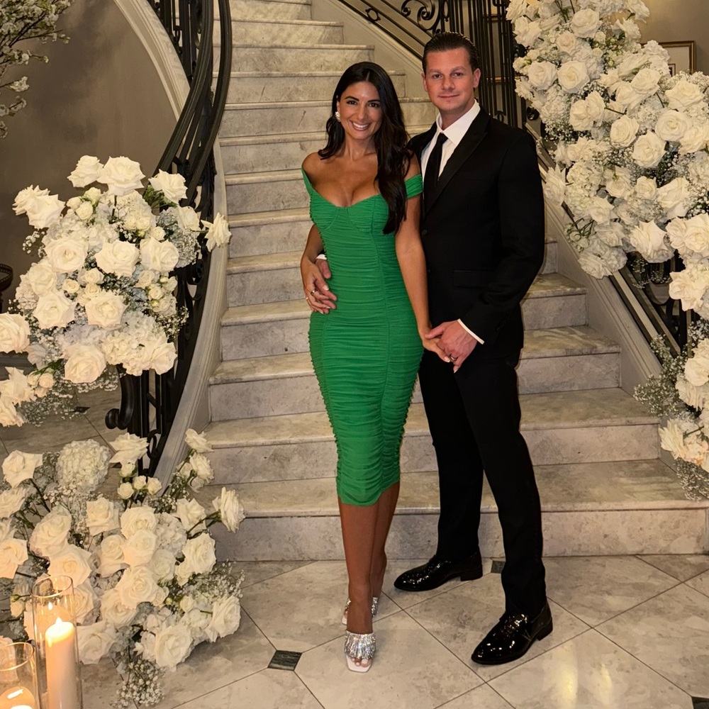 Majorelle Tabitha Midi Dress in Kelly Green (XS)